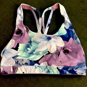 Old Navy Actice Floral Print Sports Bra M